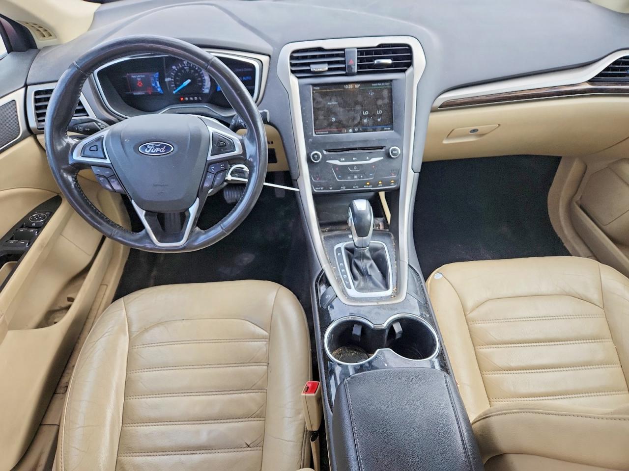 2014 Ford Fusion Se Hybrid Red vin: 3FA6P0LU3ER295869