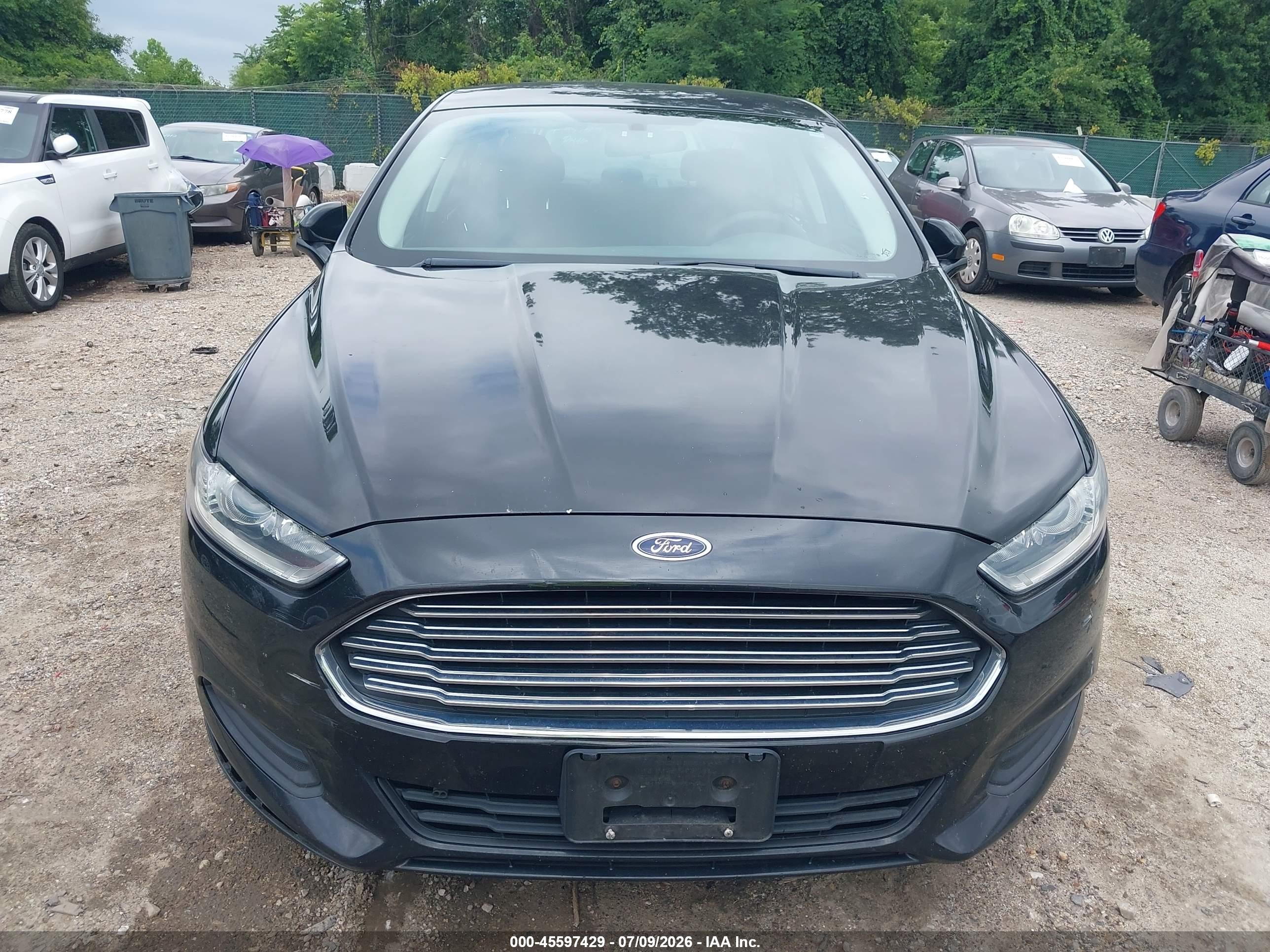 2014 Ford Fusion Hybrid Se Black vin: 3FA6P0LU3ER350868
