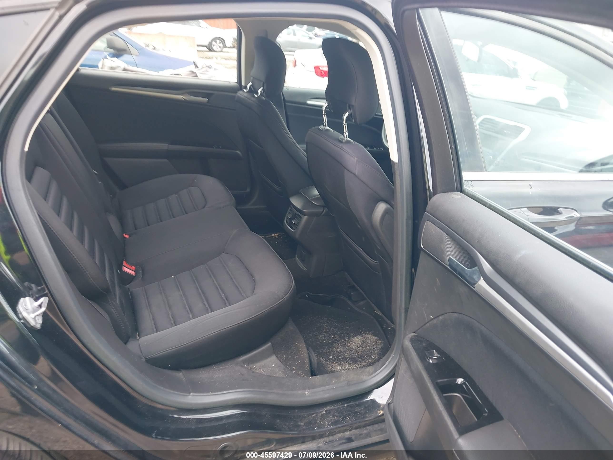 2014 Ford Fusion Hybrid Se Black vin: 3FA6P0LU3ER350868