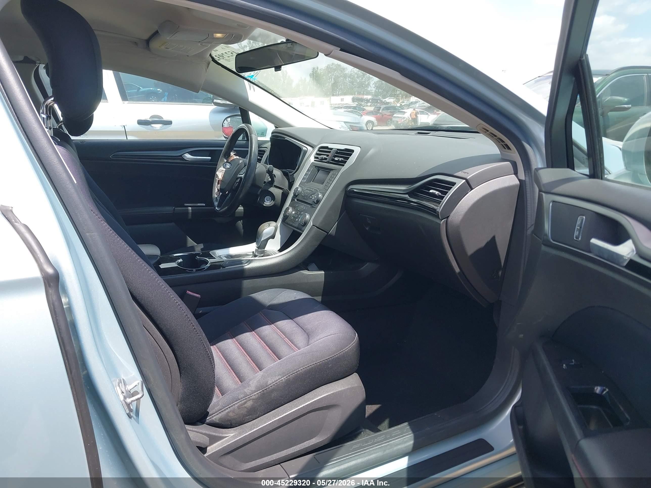 2014 Ford Fusion Hybrid Se Бирюзовый vin: 3FA6P0LU3ER366469