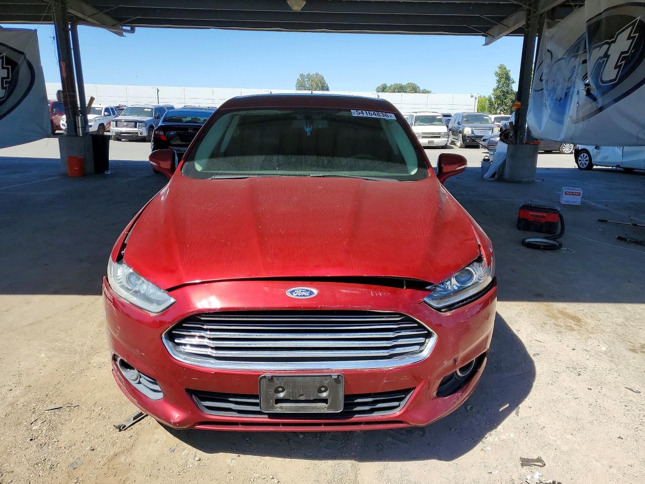 2014 Ford Fusion Se Hybrid Red vin: 3FA6P0LU3ER366780