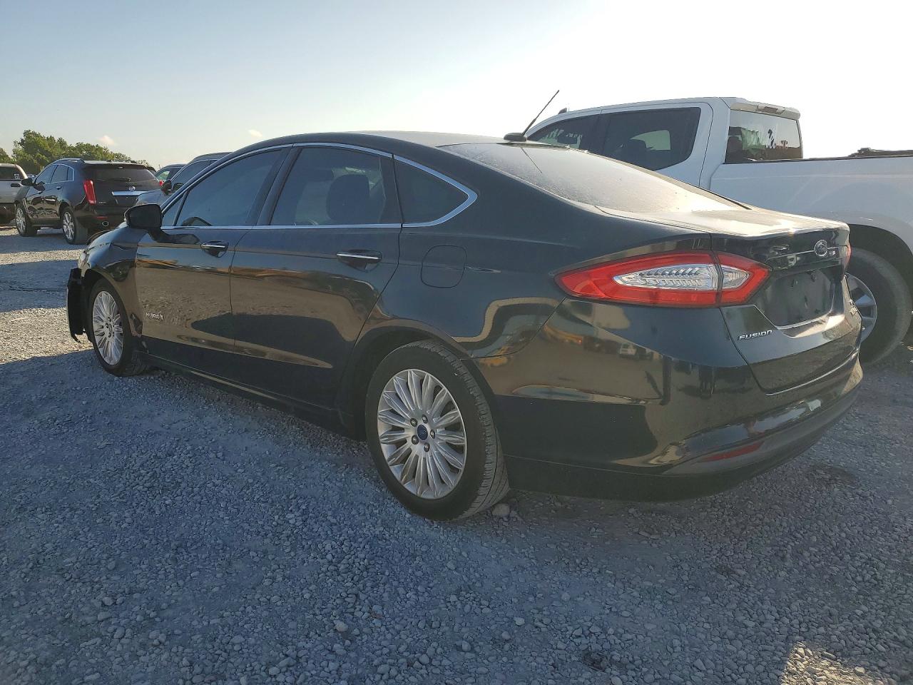2015 Ford Fusion Se Hybrid Black vin: 3FA6P0LU3FR157556