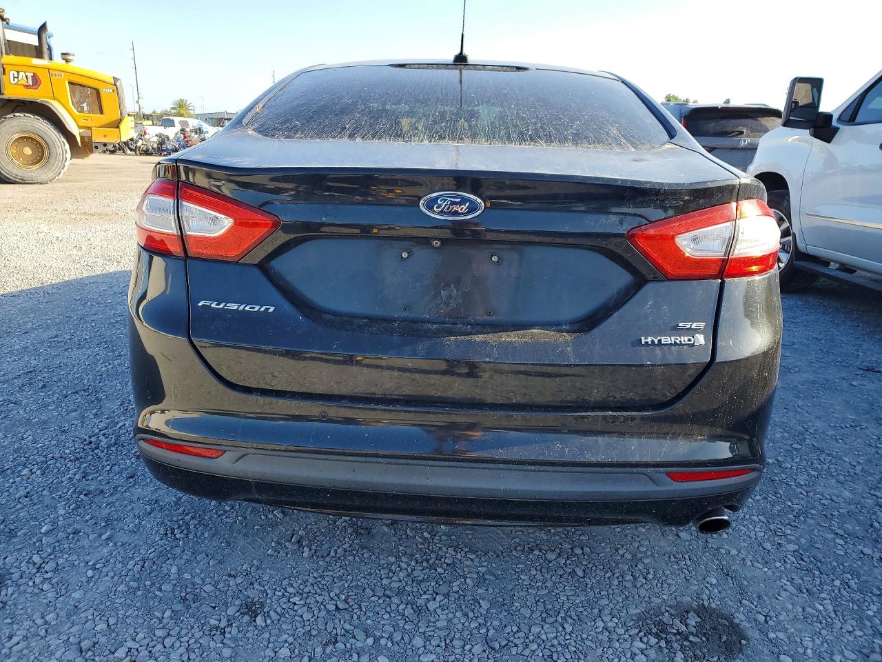 2015 Ford Fusion Se Hybrid Black vin: 3FA6P0LU3FR157556
