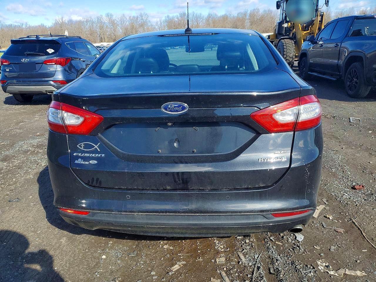2015 Ford Fusion Se Hybrid Black vin: 3FA6P0LU3FR241179