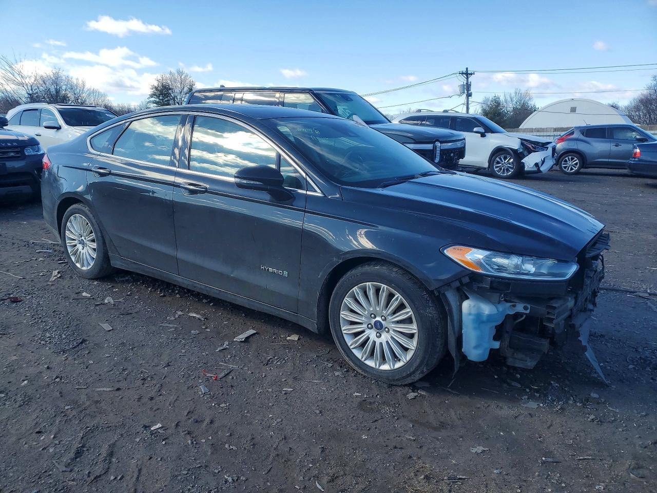 2015 Ford Fusion Se Hybrid Black vin: 3FA6P0LU3FR241179