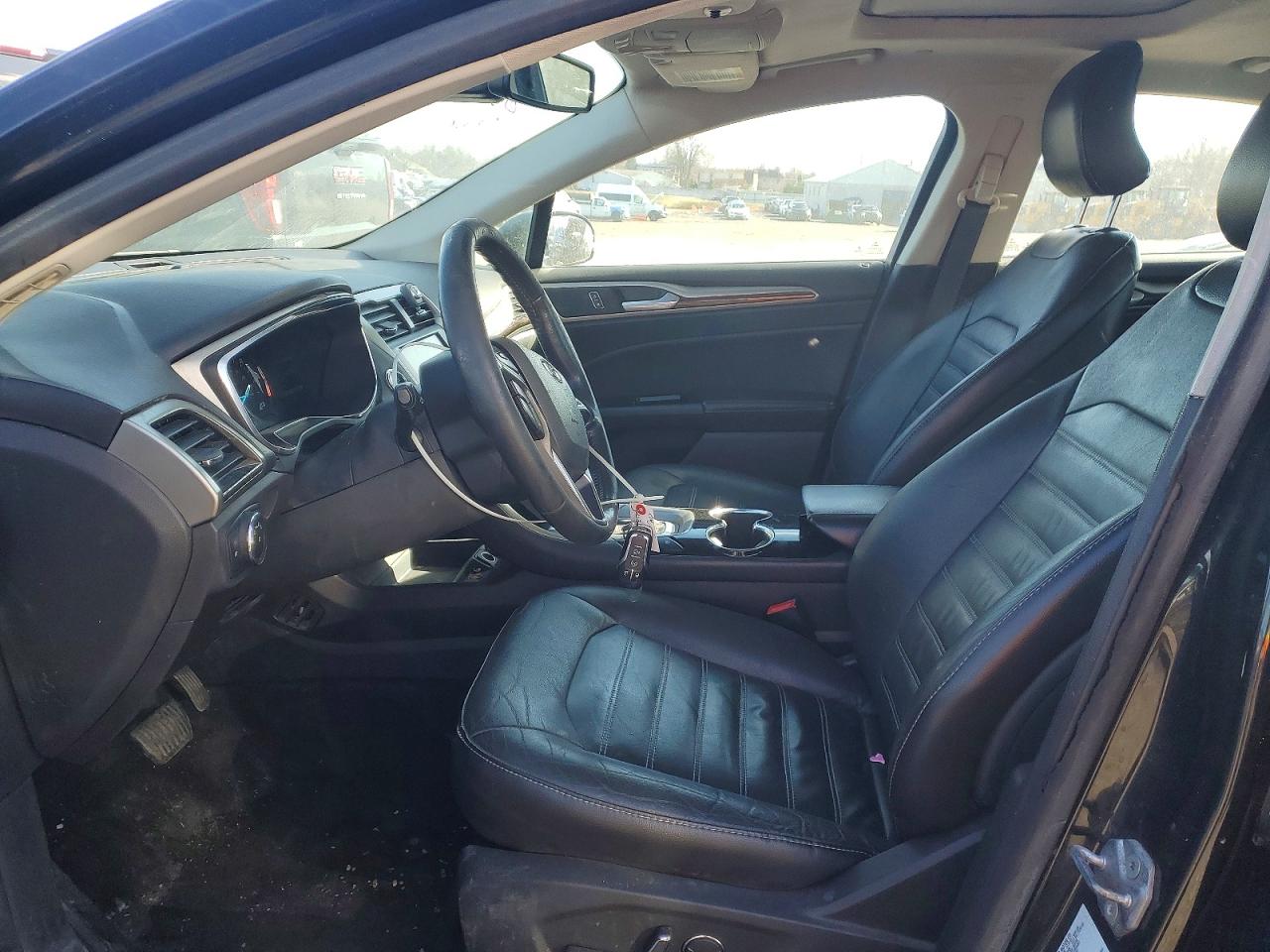 2015 Ford Fusion Se Hybrid Black vin: 3FA6P0LU3FR241179