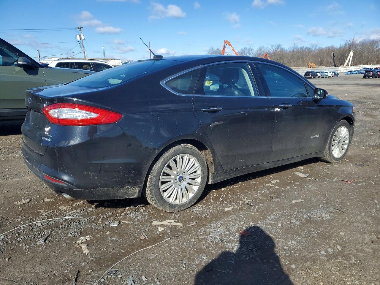 2015 Ford Fusion Se Hybrid Black vin: 3FA6P0LU3FR241179