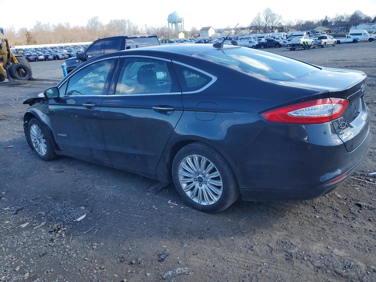 2015 Ford Fusion Se Hybrid Black vin: 3FA6P0LU3FR241179