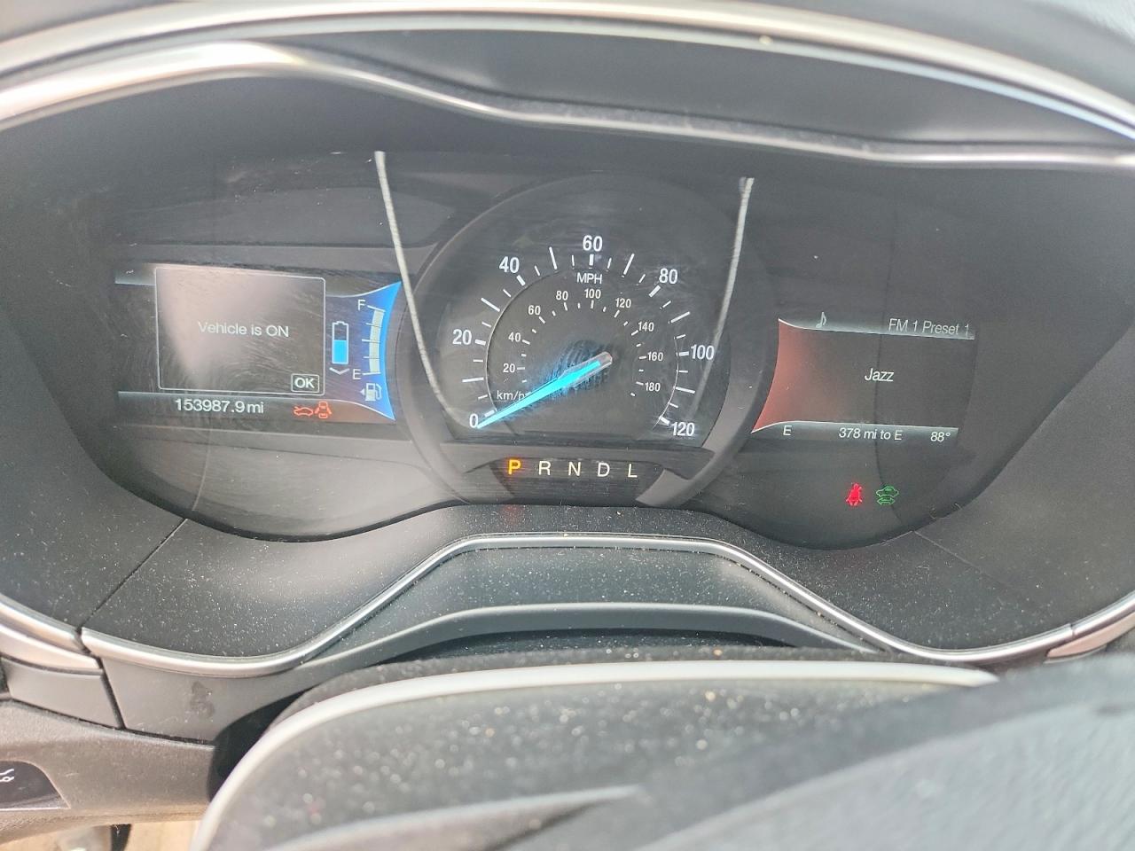2015 Ford Fusion Se Hybrid Blue vin: 3FA6P0LU3FR266406