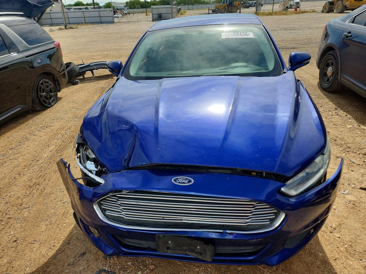 2015 Ford Fusion Se Hybrid Blue vin: 3FA6P0LU3FR266406