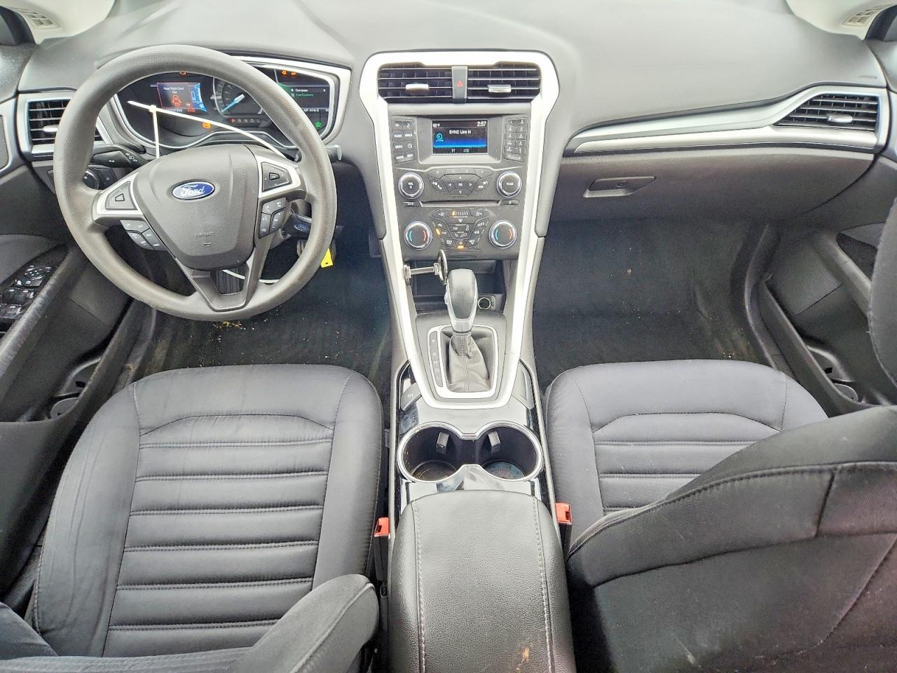 2015 Ford Fusion Se Hybrid Gray vin: 3FA6P0LU3FR266874