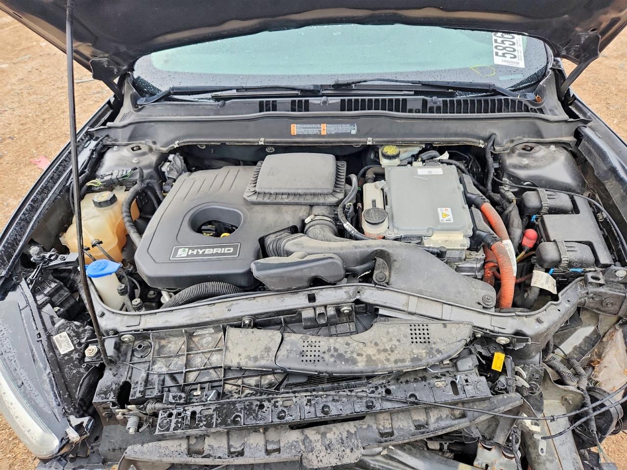 2015 Ford Fusion Se Hybrid Gray vin: 3FA6P0LU3FR266874