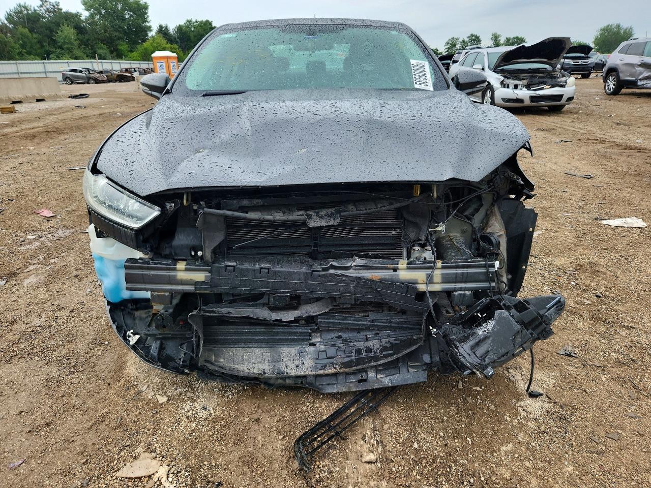 2015 Ford Fusion Se Hybrid Gray vin: 3FA6P0LU3FR266874