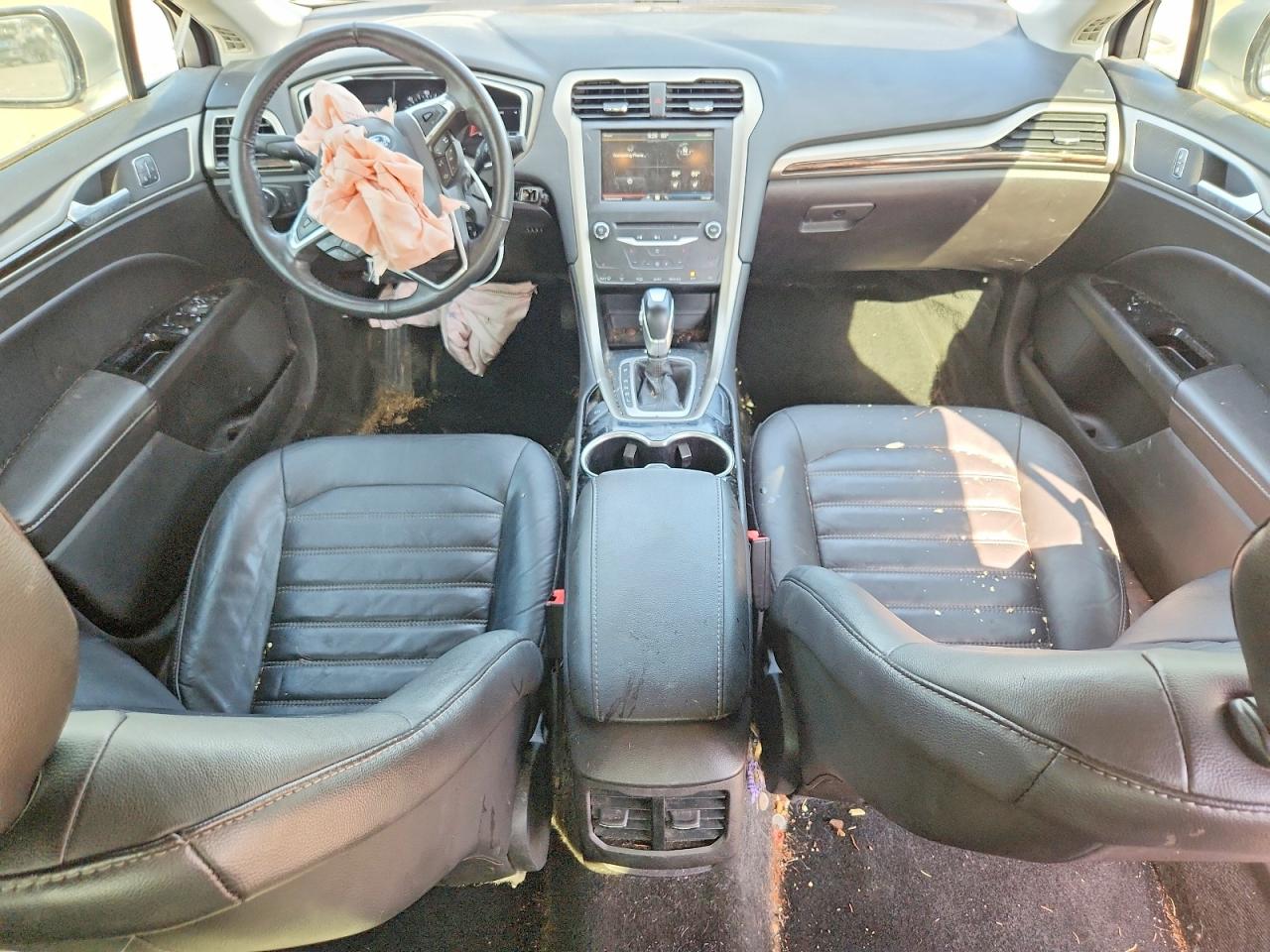 2015 Ford Fusion Se Hybrid Silver vin: 3FA6P0LU3FR292777