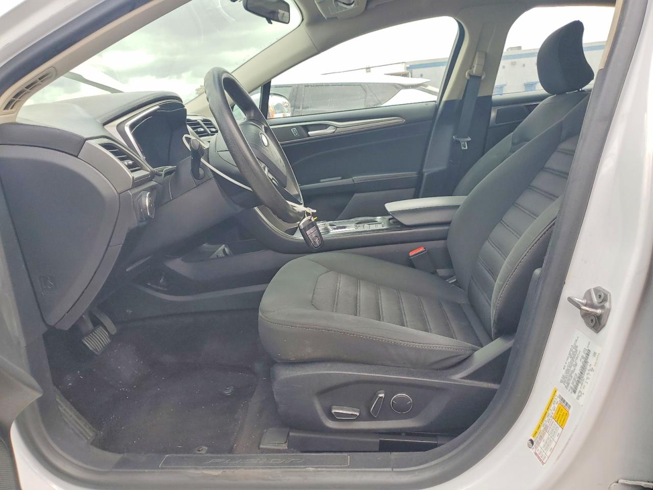 2017 Ford Fusion Se Hybrid White vin: 3FA6P0LU3HR301478
