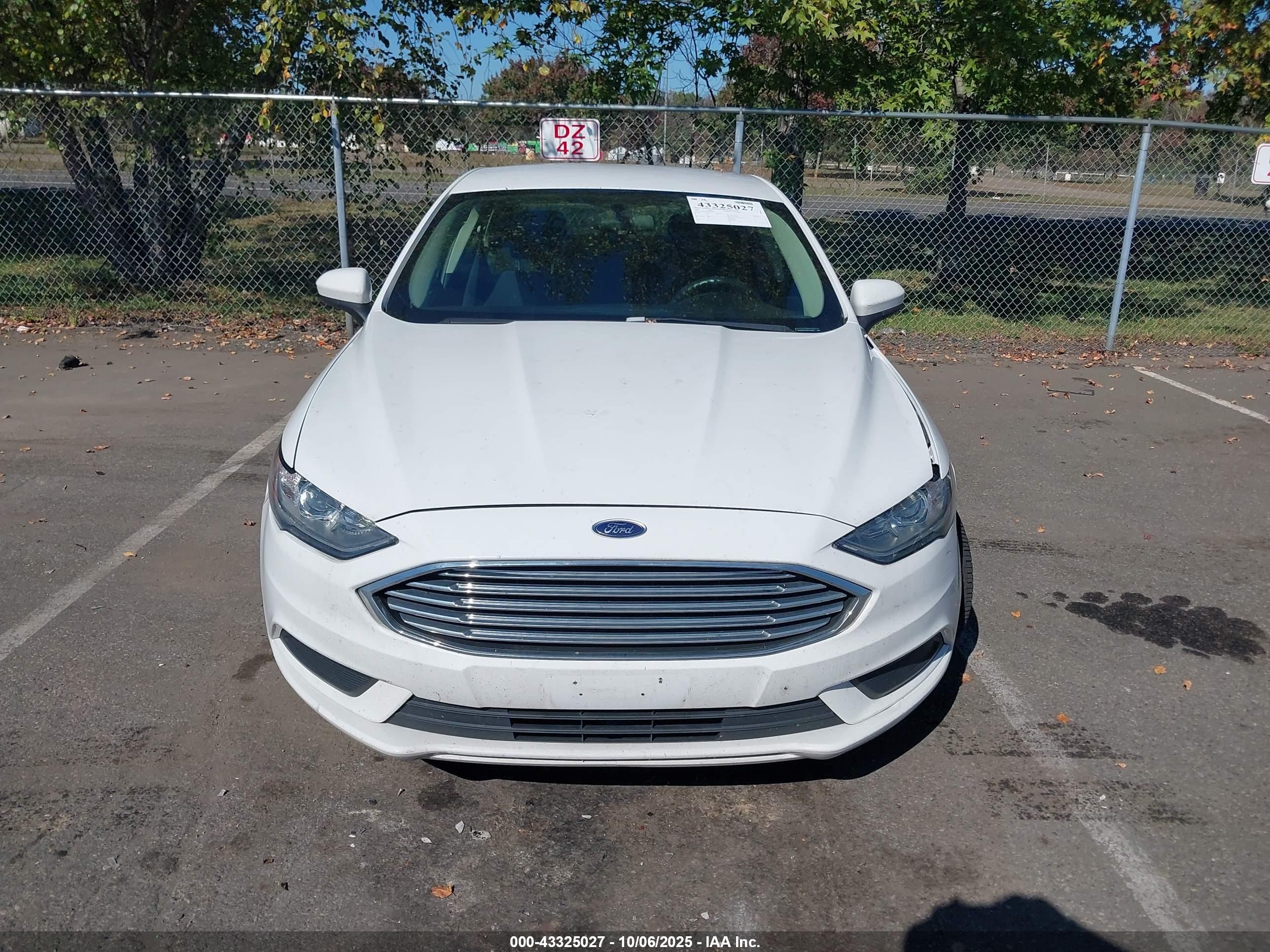 2018 Ford Fusion Hybrid Se White vin: 3FA6P0LU3JR188055