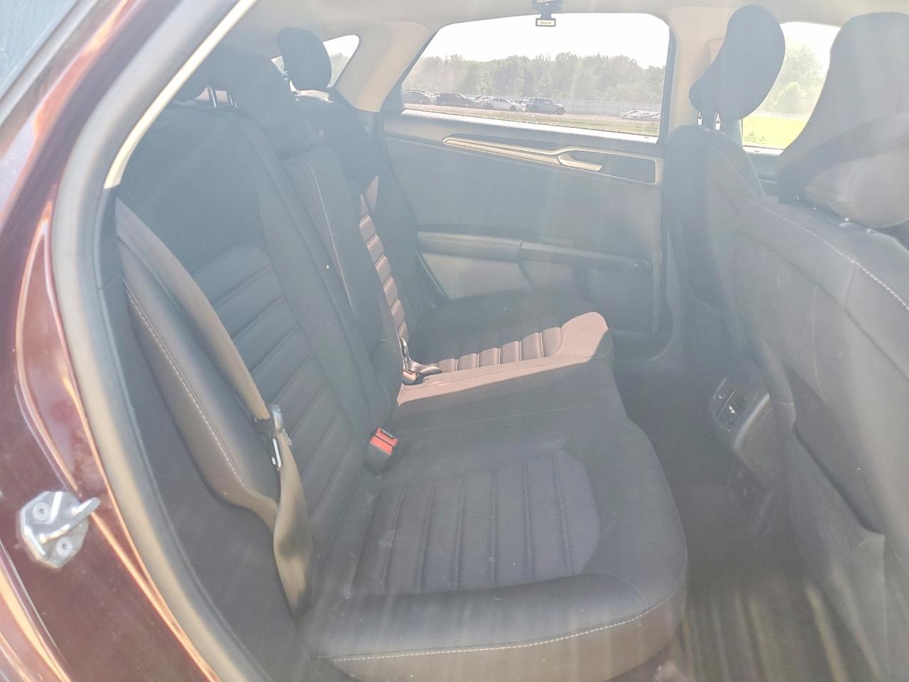 2018 Ford Fusion Se Hybrid Maroon vin: 3FA6P0LU3JR239134