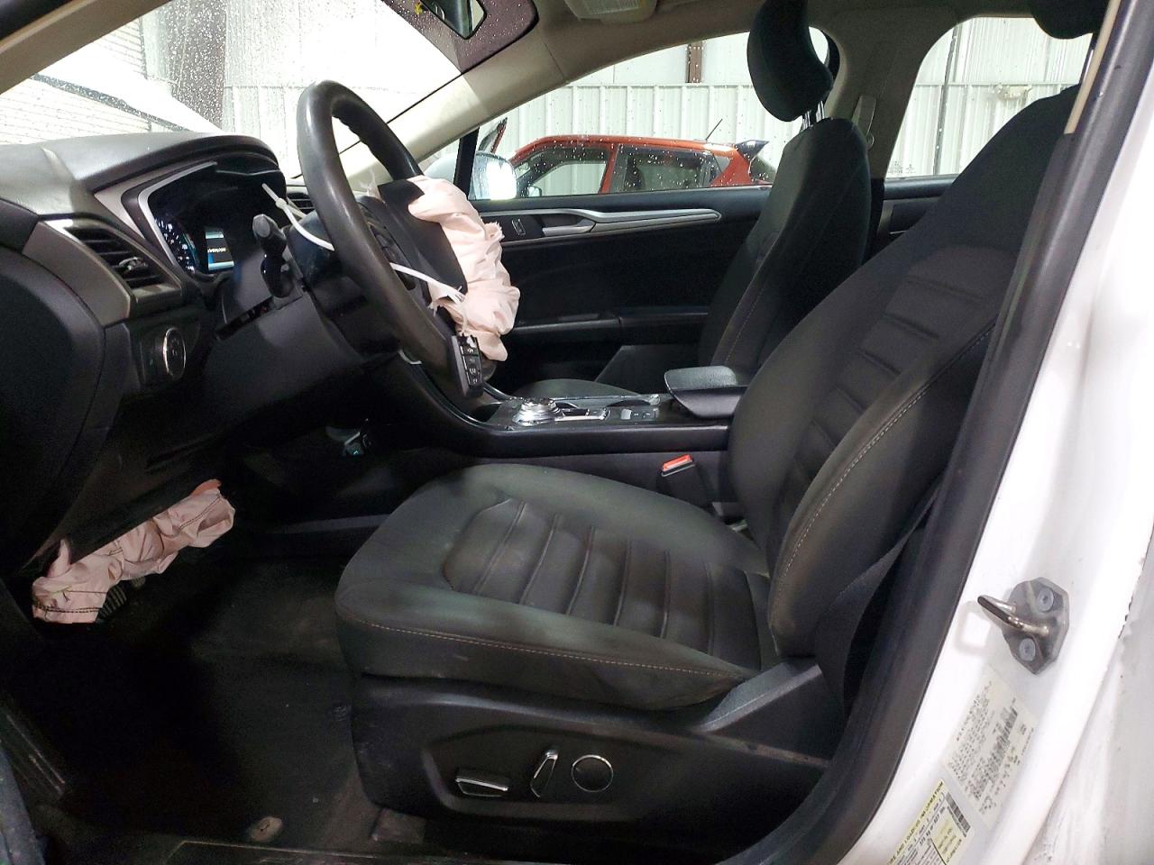 2018 Ford Fusion Se Hybrid White vin: 3FA6P0LU3JR241756