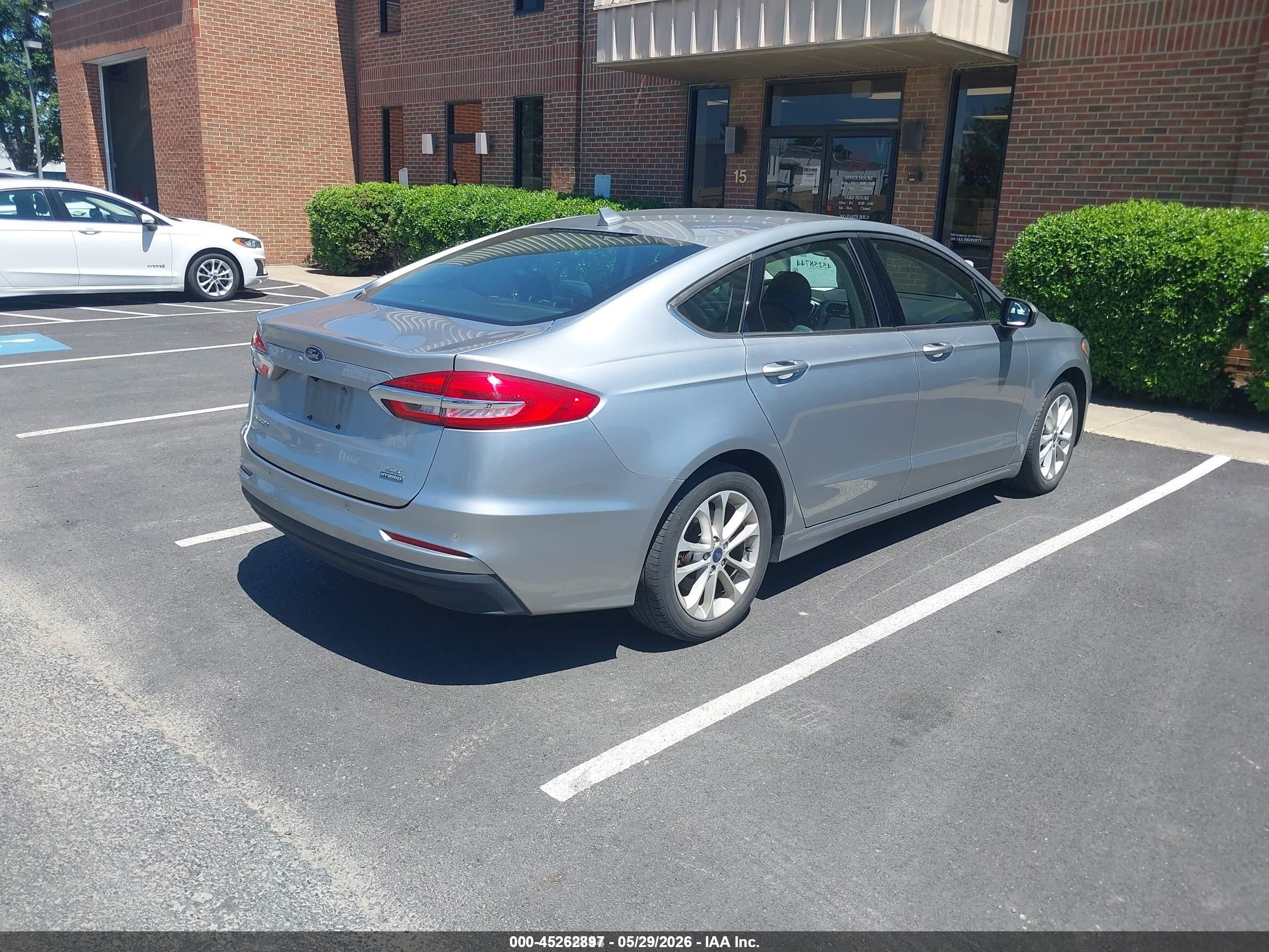 2020 Ford Fusion Hybrid Se Black vin: 3FA6P0LU3LR264165