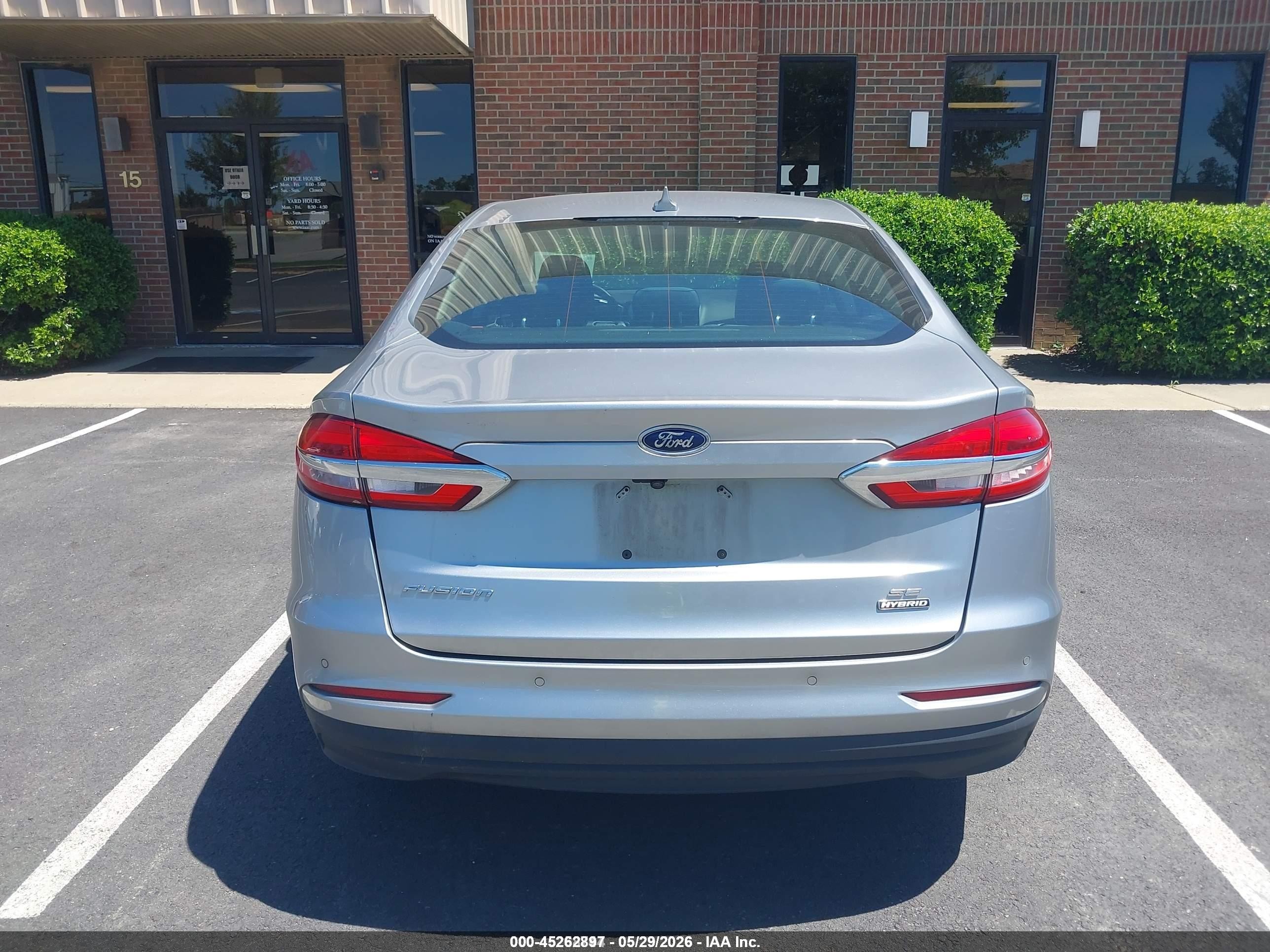 2020 Ford Fusion Hybrid Se Black vin: 3FA6P0LU3LR264165