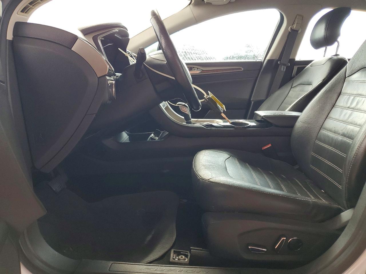 2013 Ford Fusion Se Hybrid White vin: 3FA6P0LU4DR209385