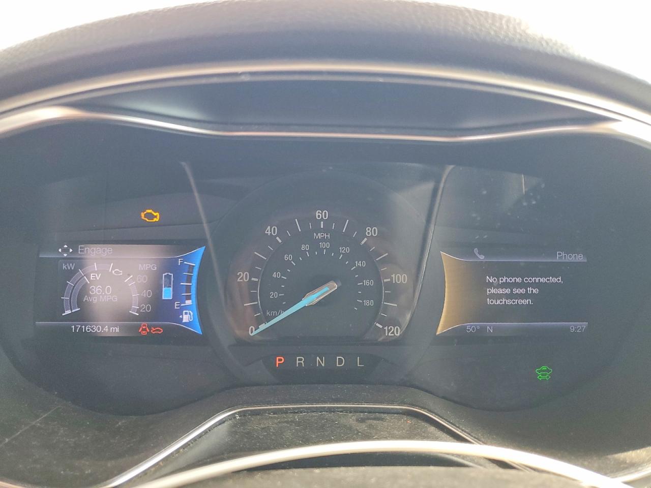 2013 Ford Fusion Se Hybrid White vin: 3FA6P0LU4DR209385