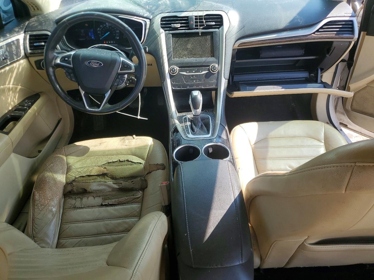 2013 Ford Fusion Se Hybrid White vin: 3FA6P0LU4DR246761