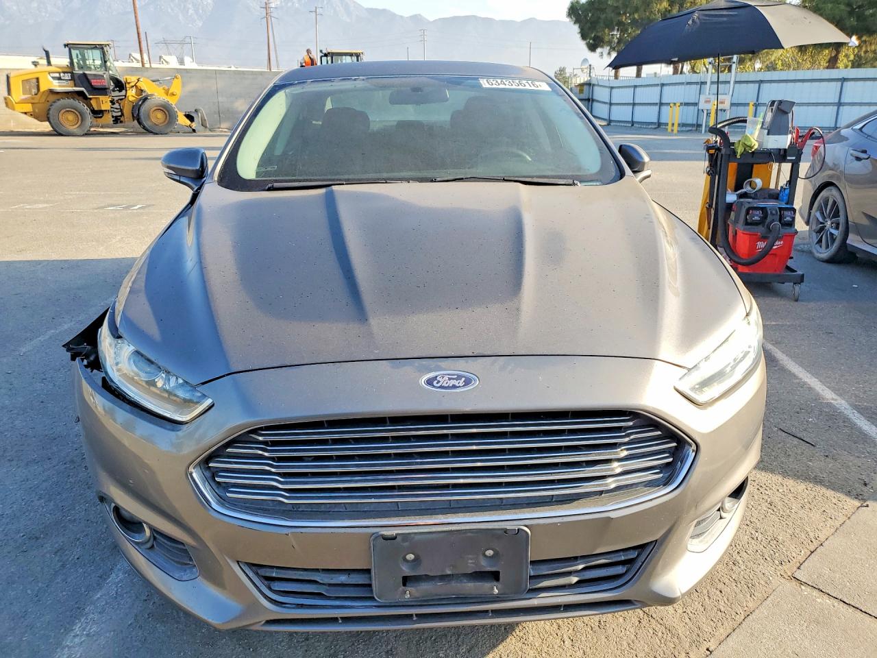 2013 Ford Fusion Se Hybrid Gray vin: 3FA6P0LU4DR261132