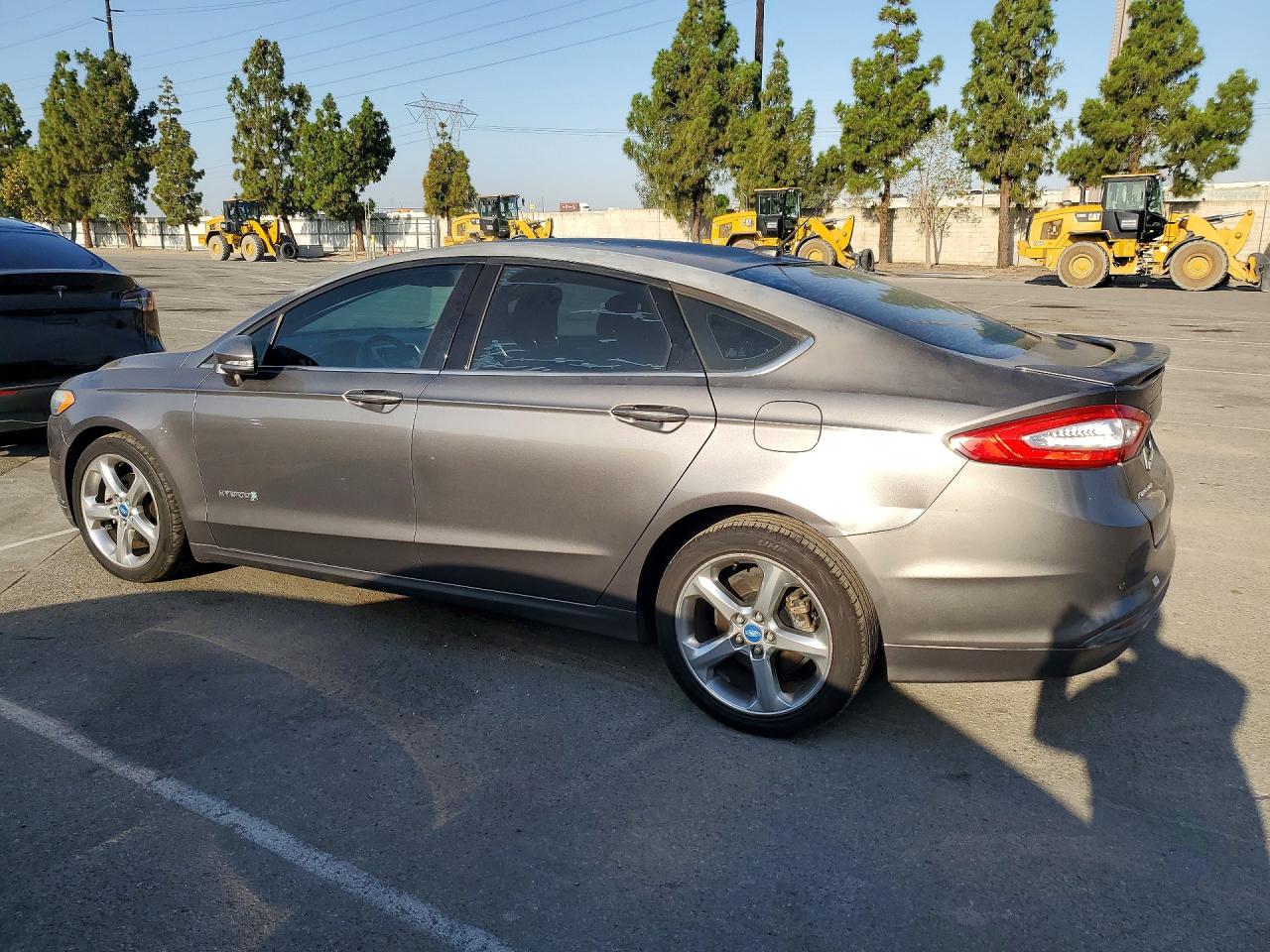 2013 Ford Fusion Se Hybrid Gray vin: 3FA6P0LU4DR261132