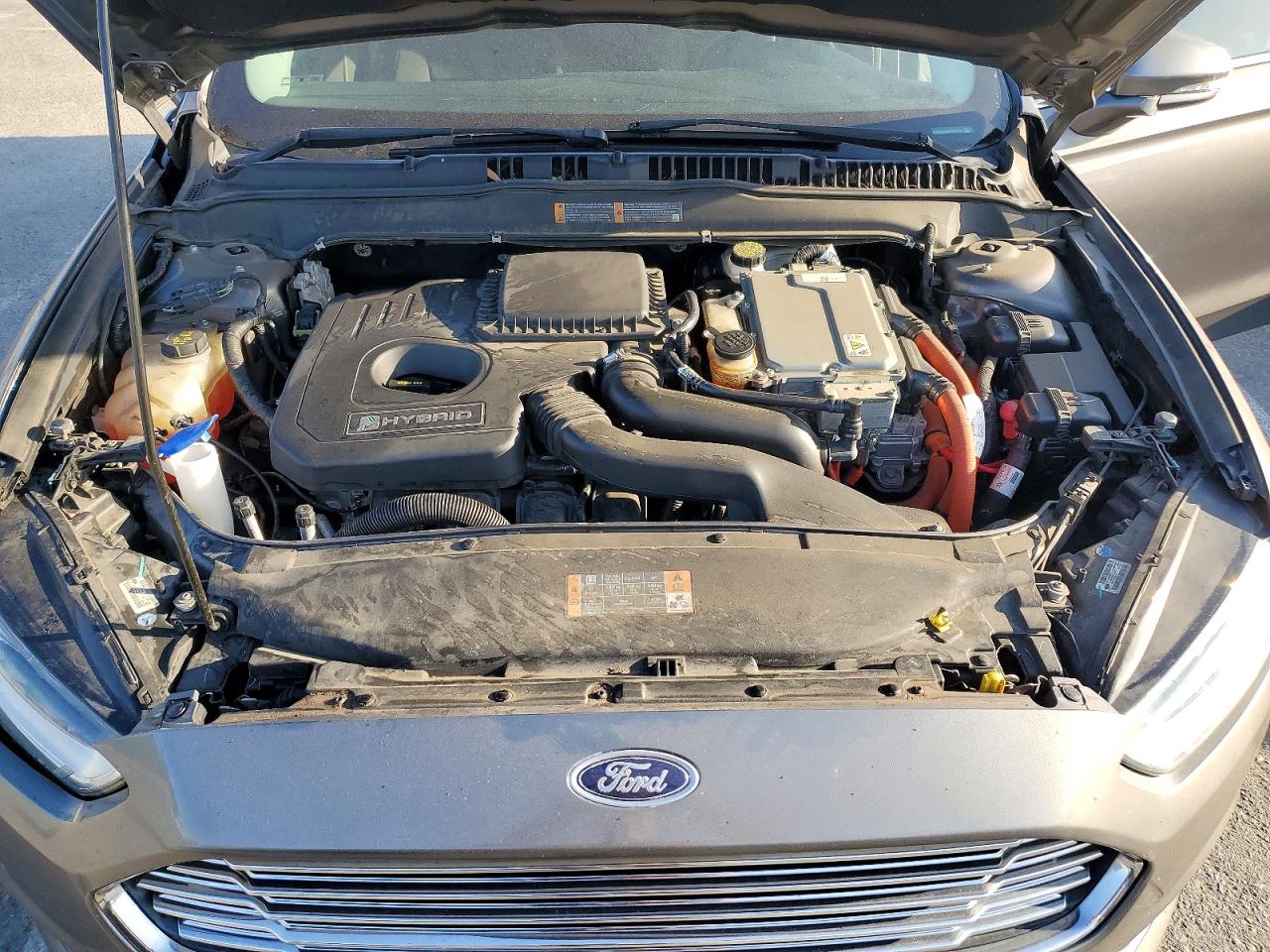 2013 Ford Fusion Se Hybrid Gray vin: 3FA6P0LU4DR261132