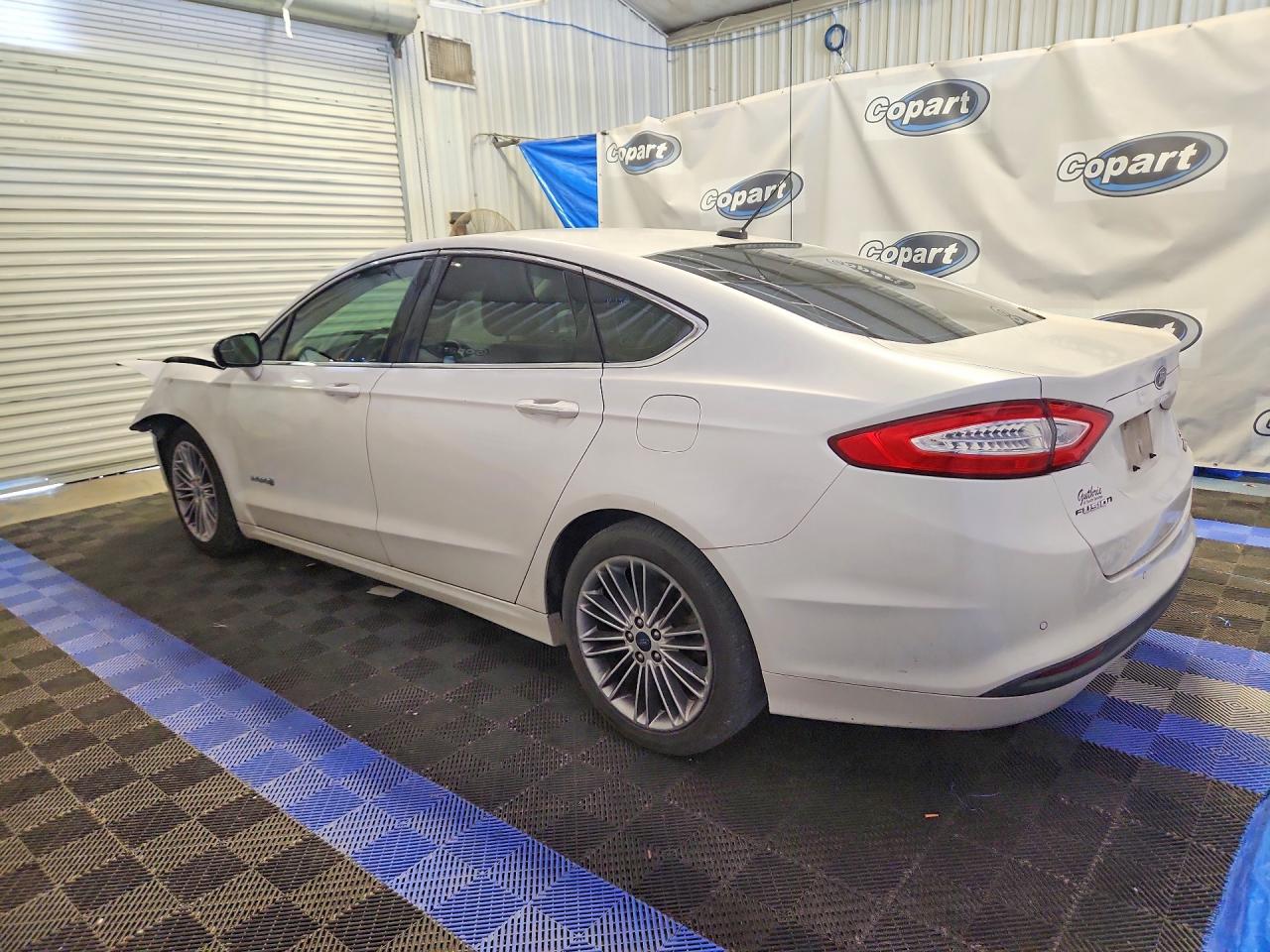 2013 Ford Fusion Se Hybrid White vin: 3FA6P0LU4DR338324