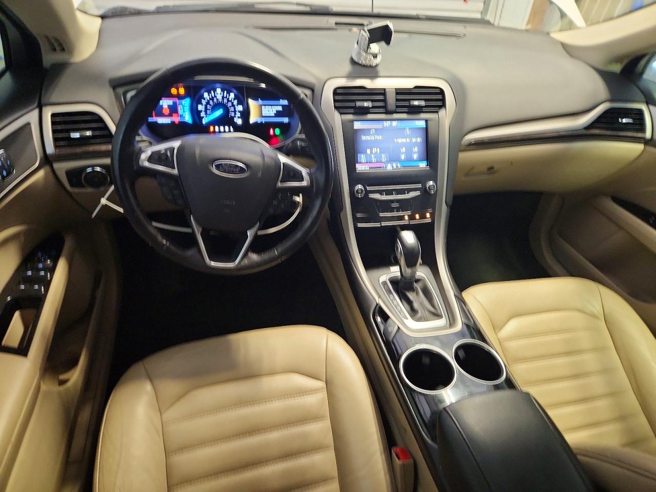 2013 Ford Fusion Se Hybrid White vin: 3FA6P0LU4DR338324