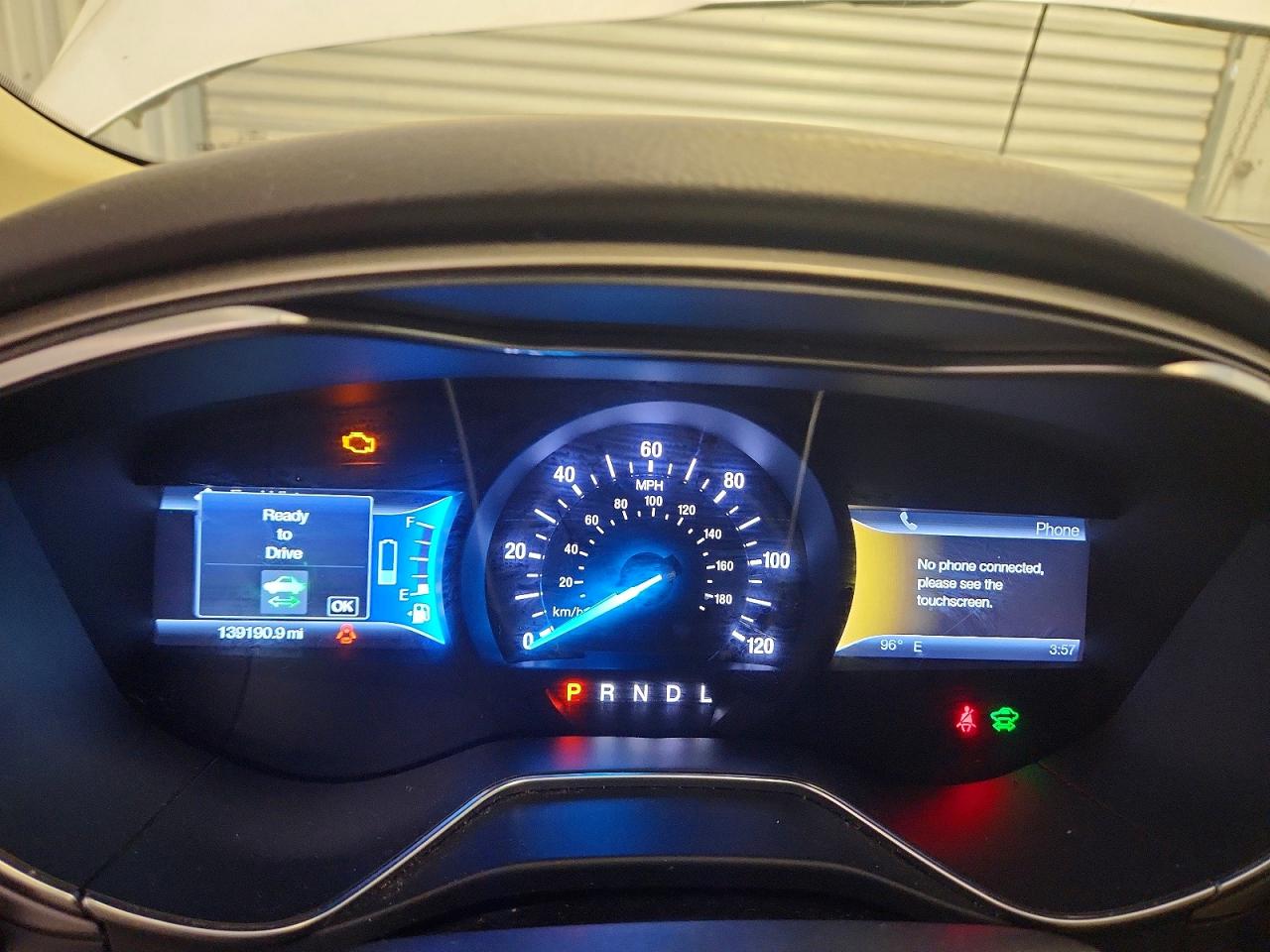 2013 Ford Fusion Se Hybrid White vin: 3FA6P0LU4DR338324