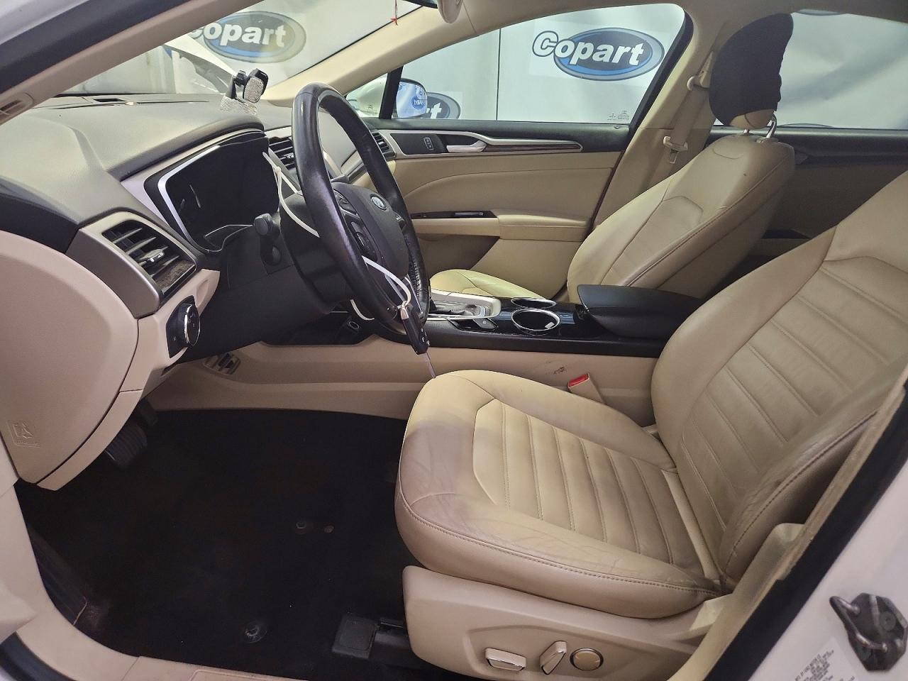 2013 Ford Fusion Se Hybrid White vin: 3FA6P0LU4DR338324