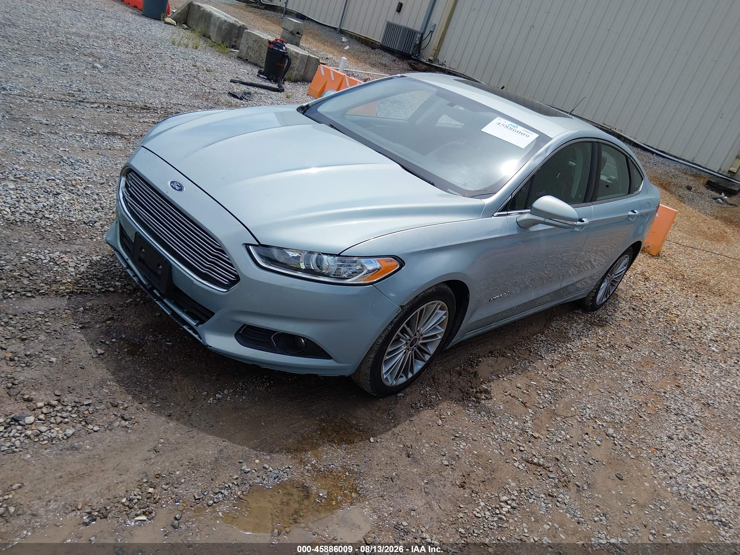 2014 Ford Fusion Hybrid Se Teal vin: 3FA6P0LU4ER111085
