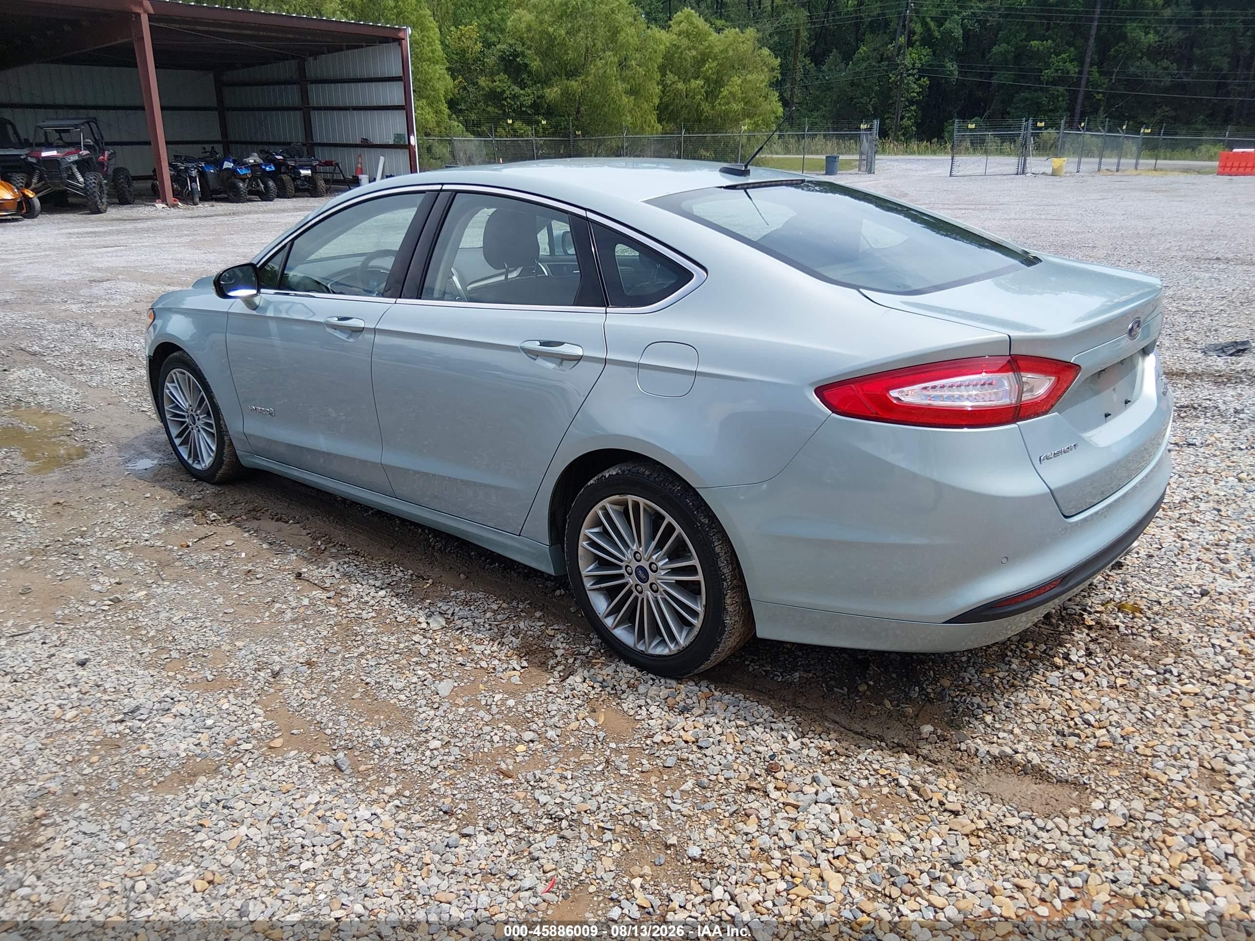 2014 Ford Fusion Hybrid Se Teal vin: 3FA6P0LU4ER111085