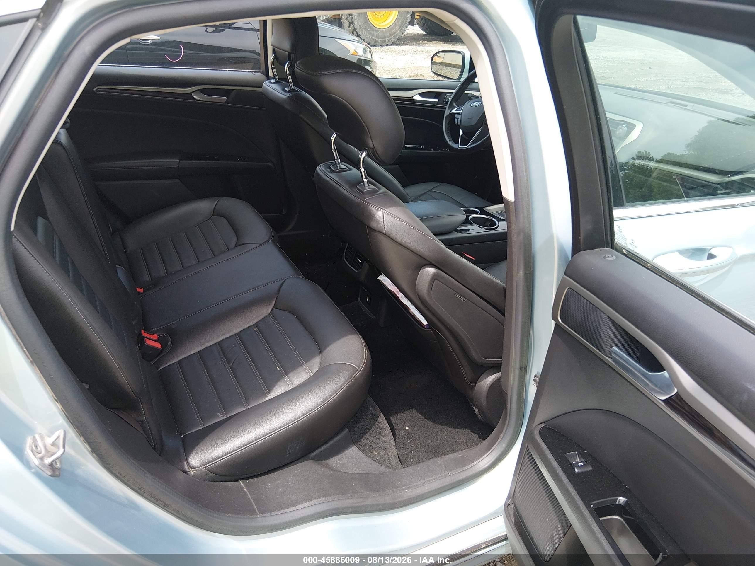 2014 Ford Fusion Hybrid Se Teal vin: 3FA6P0LU4ER111085