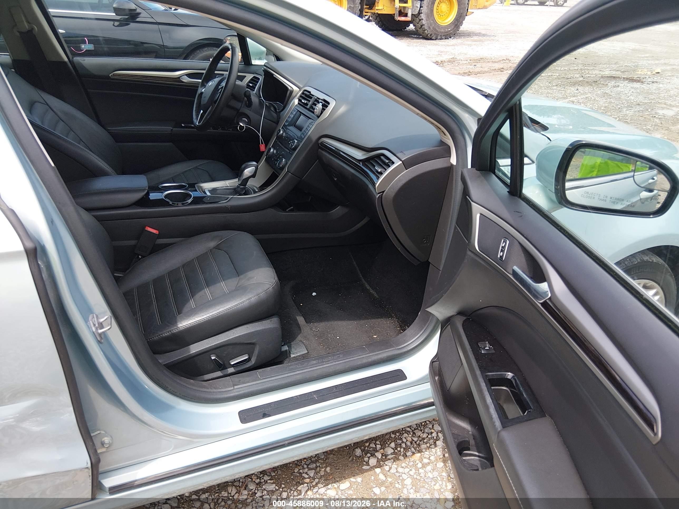 2014 Ford Fusion Hybrid Se Teal vin: 3FA6P0LU4ER111085