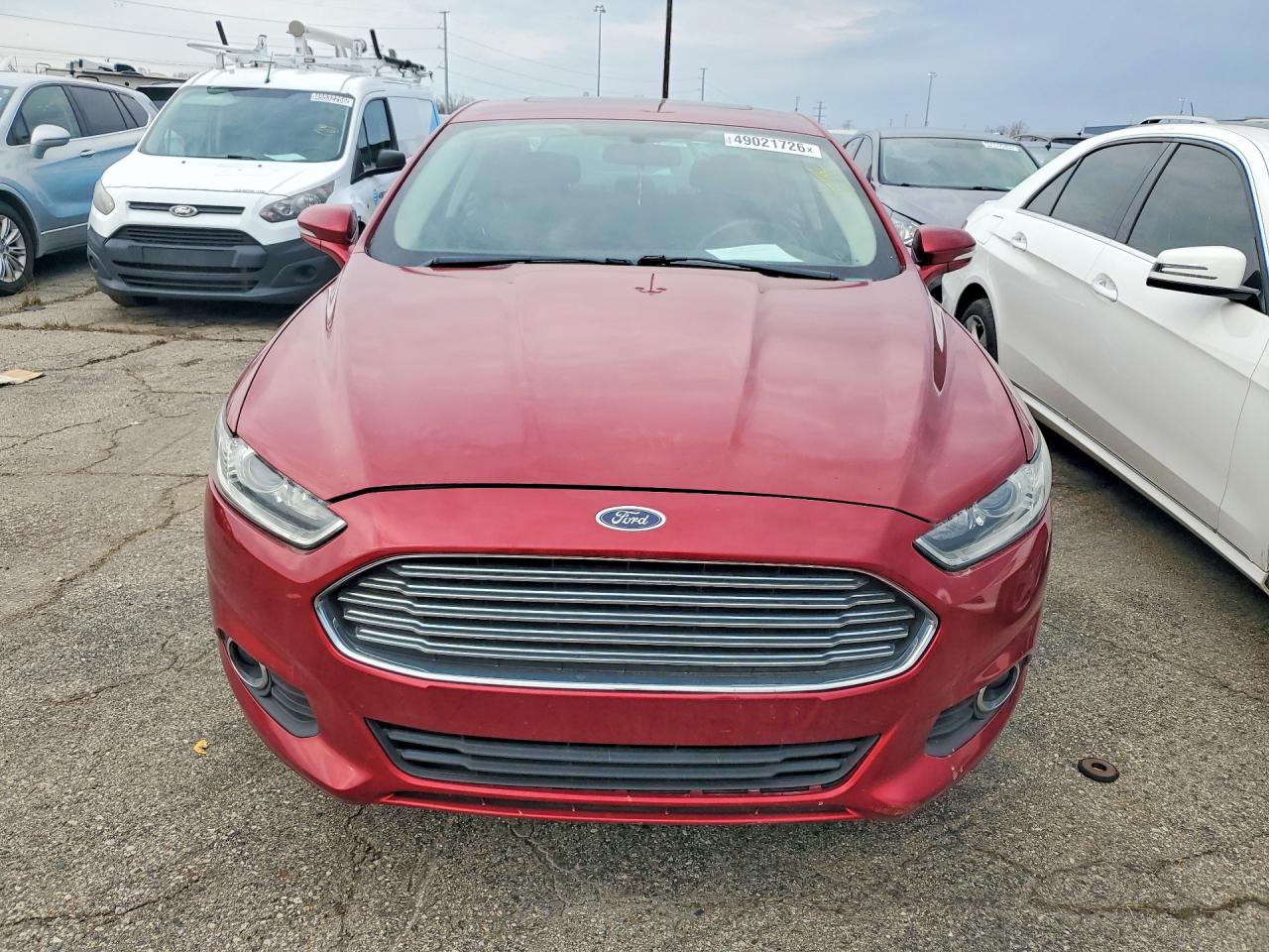 2014 Ford Fusion Se Hybrid Red vin: 3FA6P0LU4ER156995