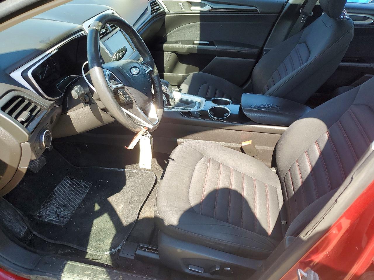 2014 Ford Fusion Se Hybrid Red vin: 3FA6P0LU4ER156995