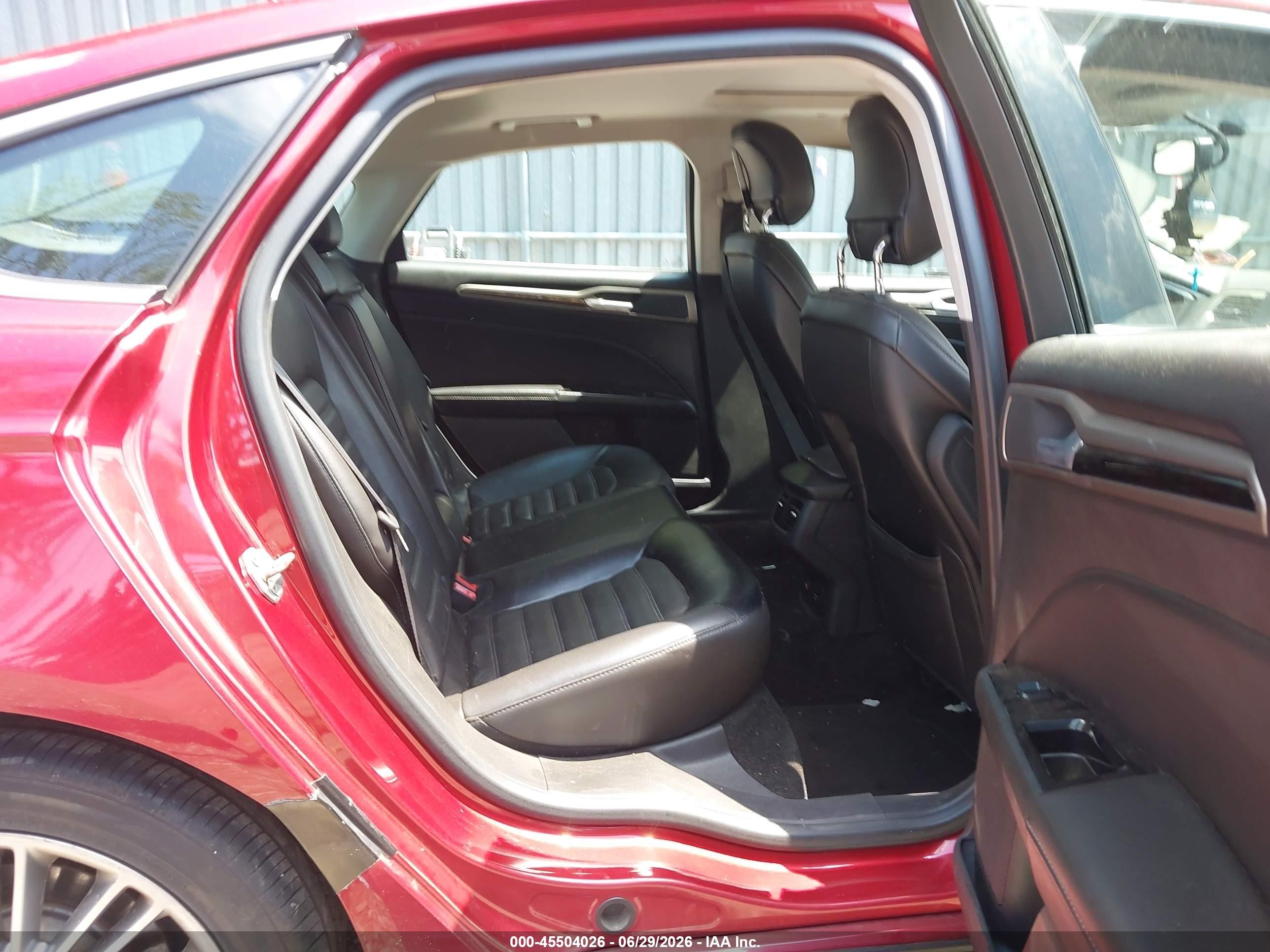 2014 Ford Fusion Hybrid Se Red vin: 3FA6P0LU4ER230030
