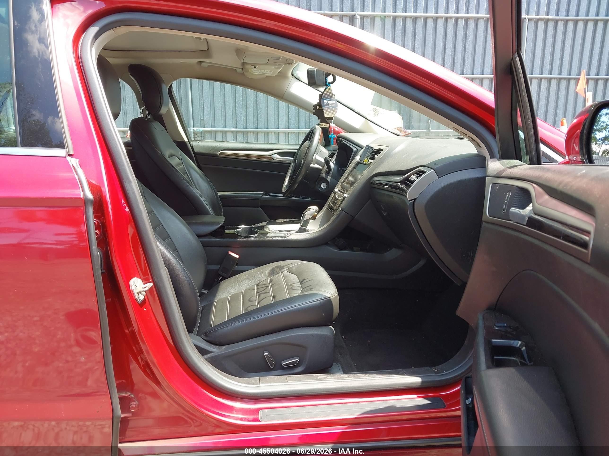 2014 Ford Fusion Hybrid Se Red vin: 3FA6P0LU4ER230030