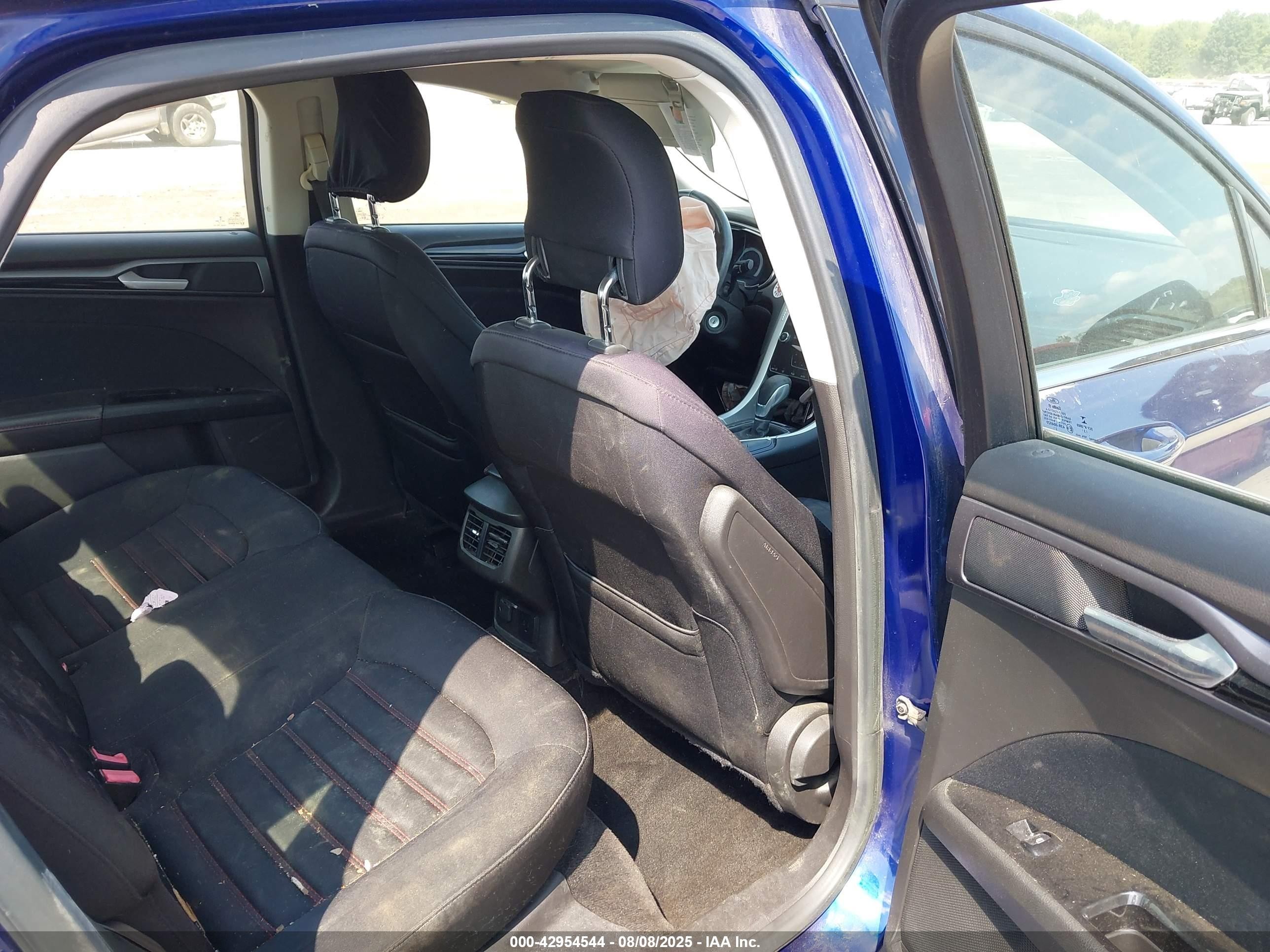 2014 Ford Fusion Hybrid Se Blue vin: 3FA6P0LU4ER253453