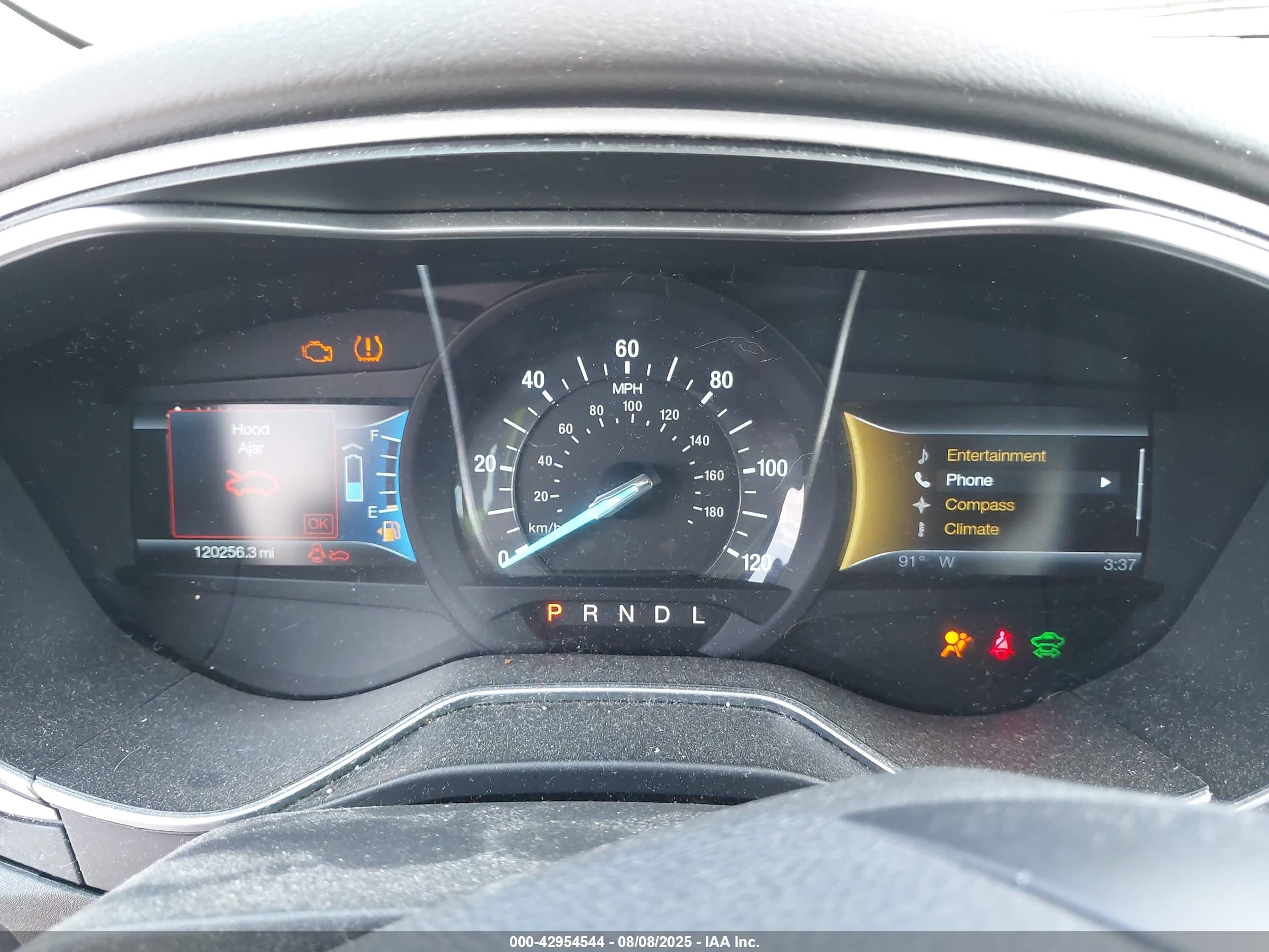 2014 Ford Fusion Hybrid Se Blue vin: 3FA6P0LU4ER253453
