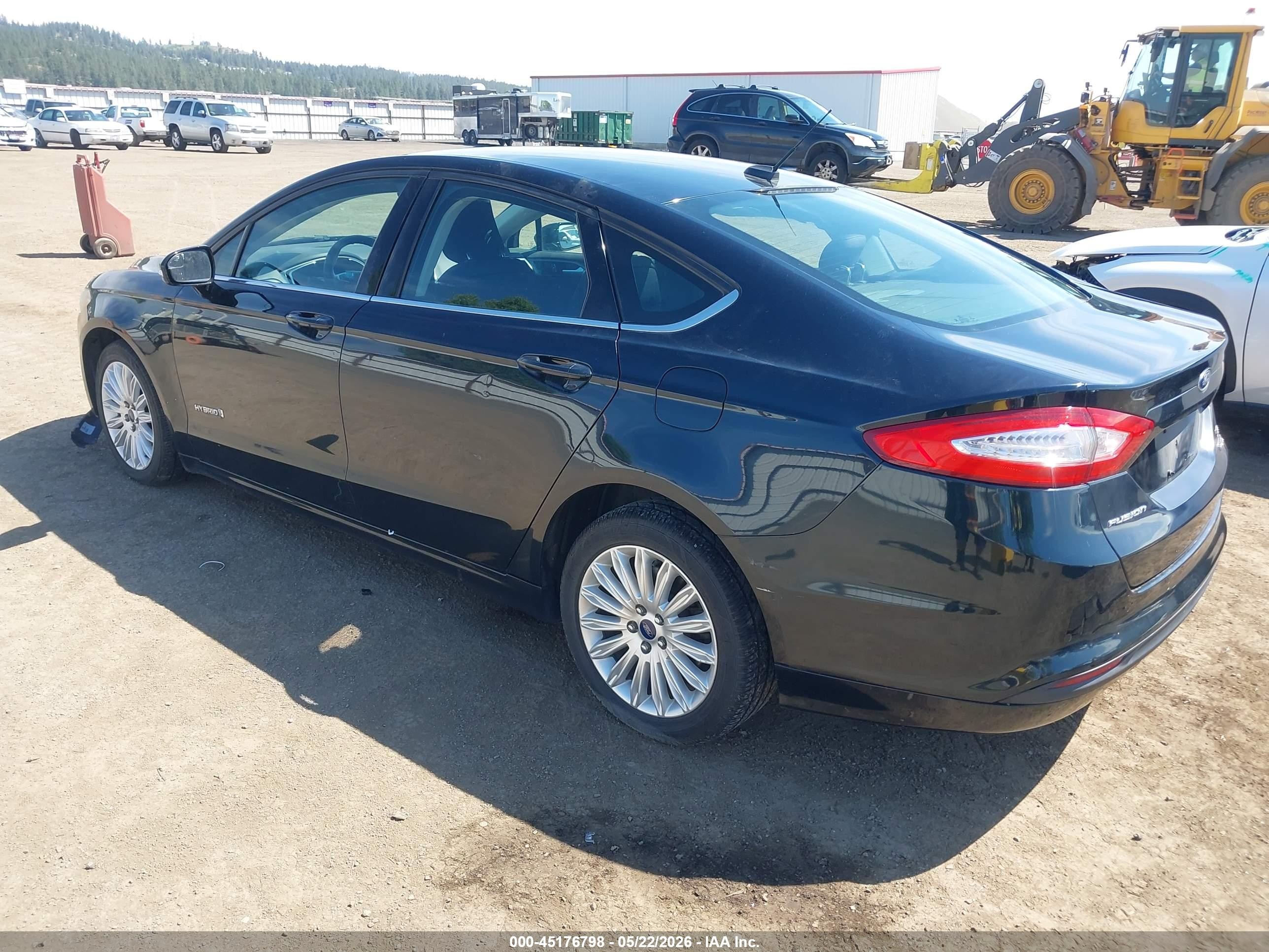 2014 Ford Fusion Hybrid Se Синий vin: 3FA6P0LU4ER260161