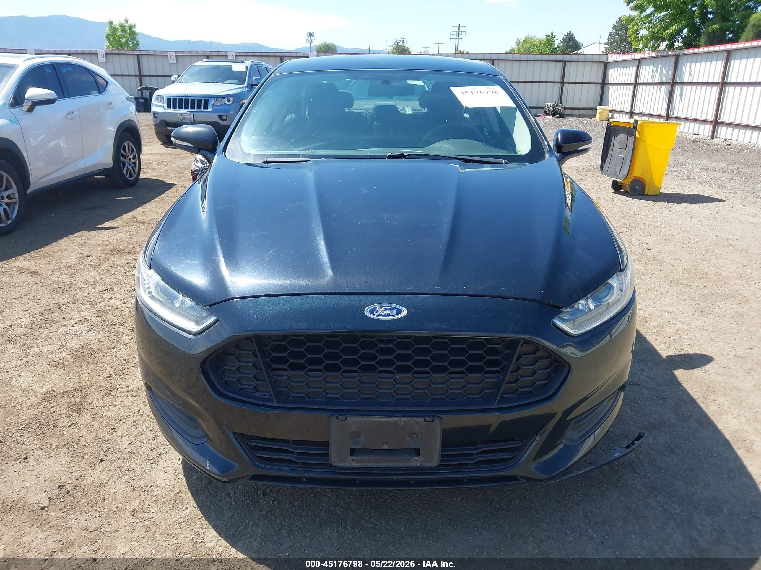 2014 Ford Fusion Hybrid Se Синий vin: 3FA6P0LU4ER260161