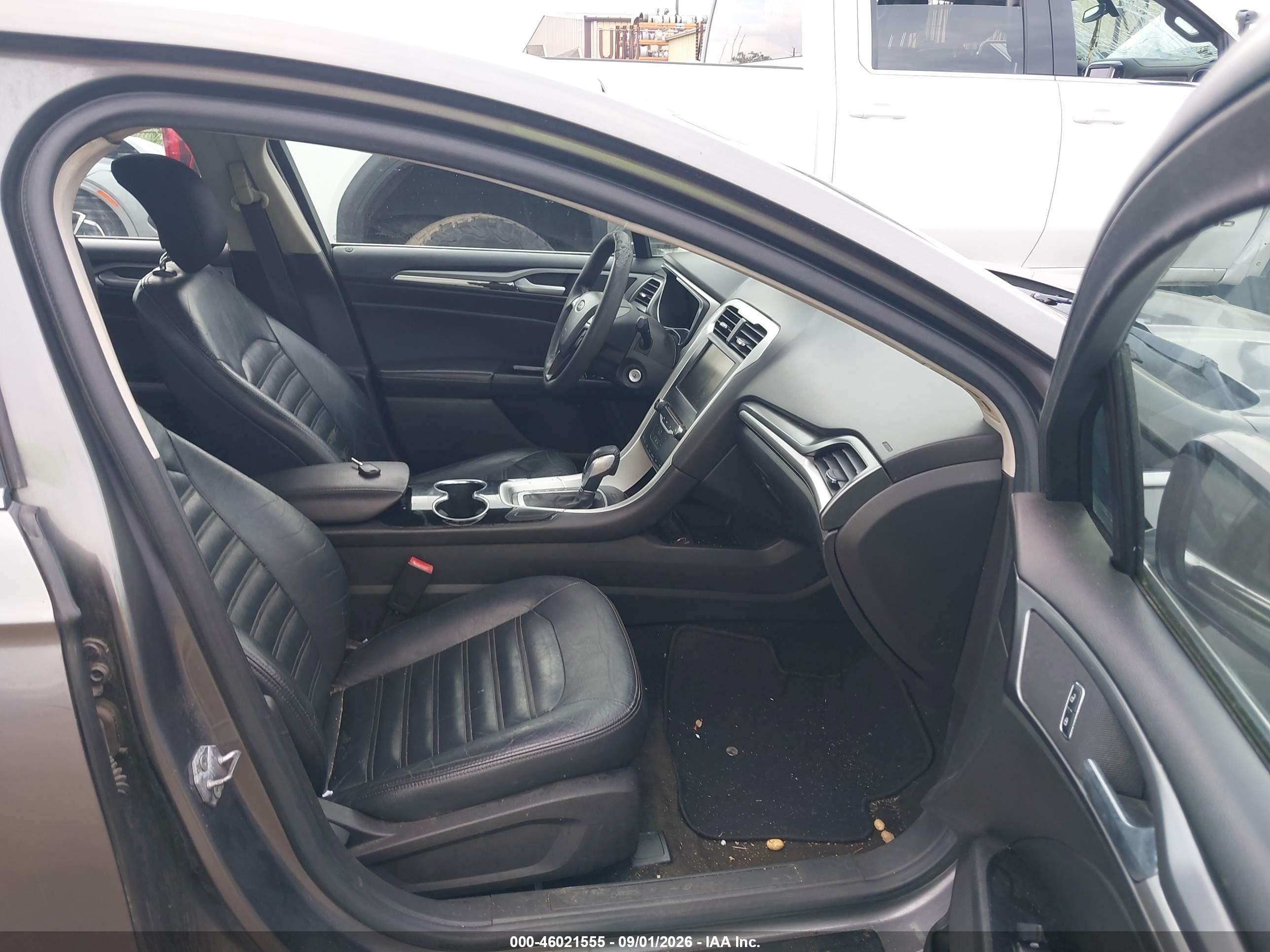 2014 Ford Fusion Hybrid Se Gray vin: 3FA6P0LU4ER271869