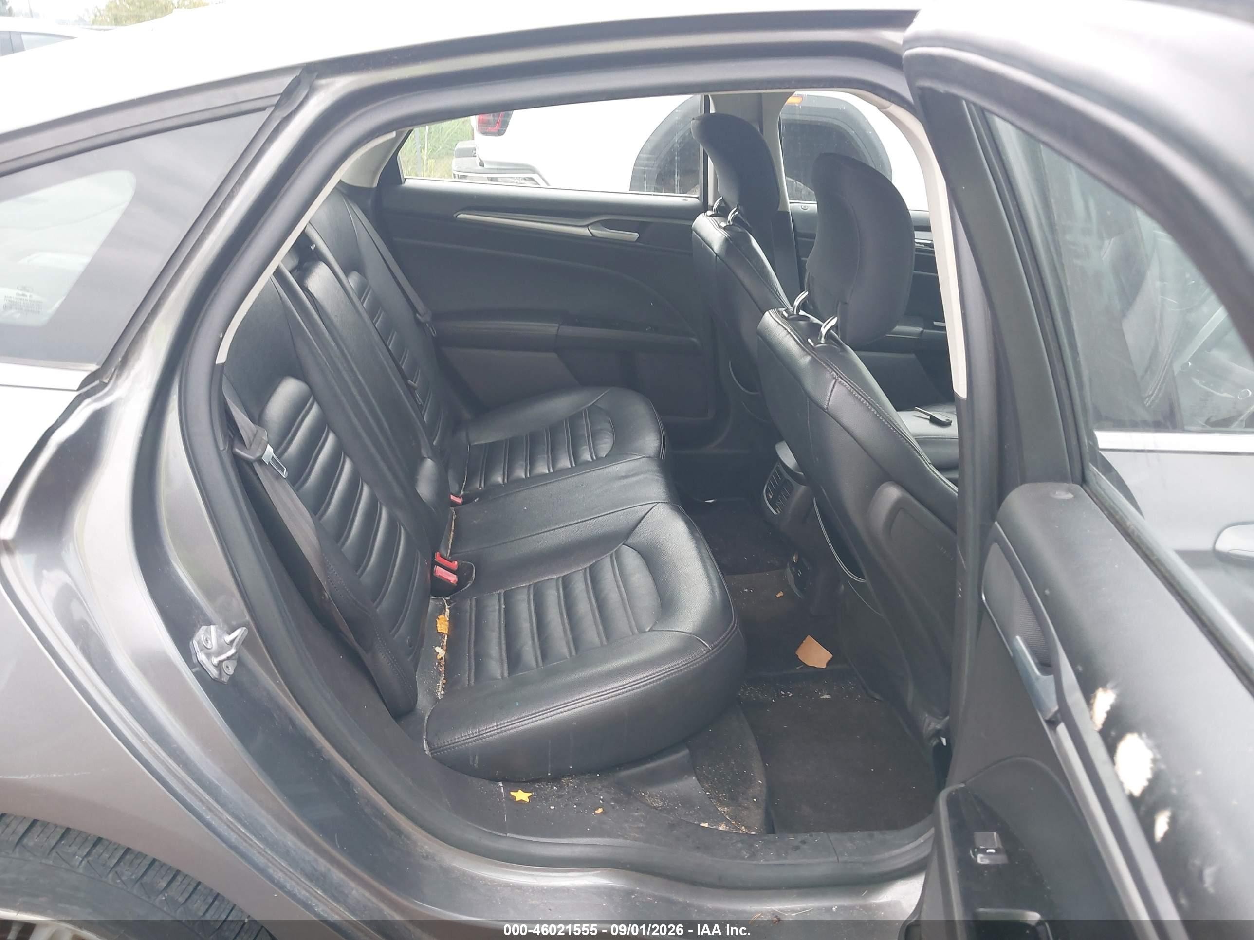 2014 Ford Fusion Hybrid Se Gray vin: 3FA6P0LU4ER271869
