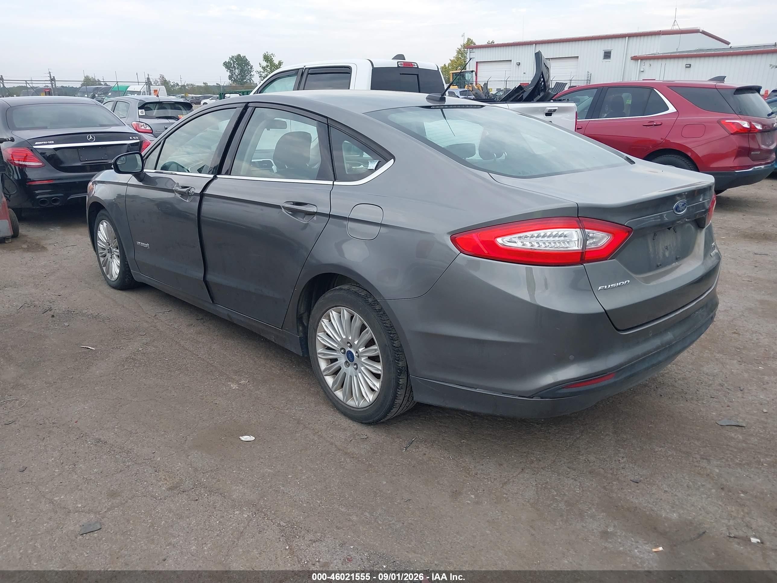 2014 Ford Fusion Hybrid Se Gray vin: 3FA6P0LU4ER271869