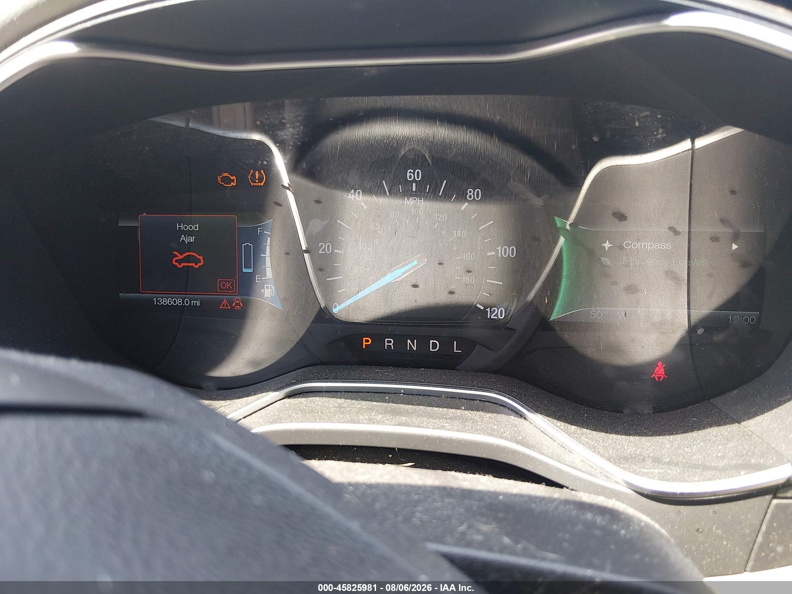 2014 Ford Fusion Hybrid Se Blue vin: 3FA6P0LU4ER300223